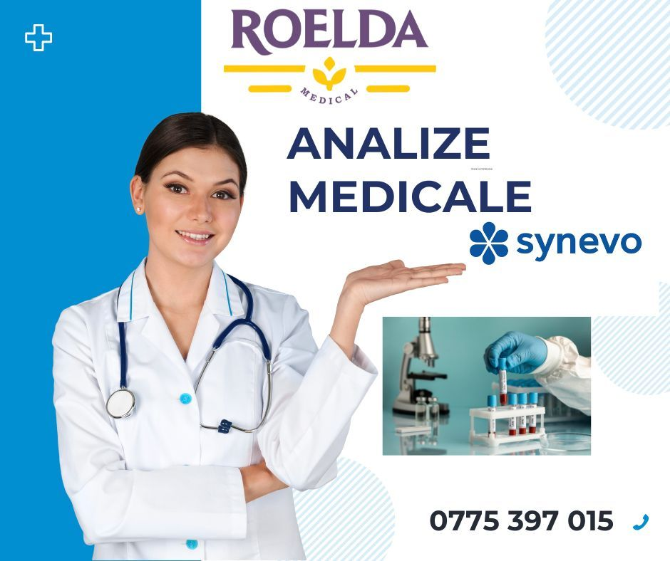 Analize medicale Synevo — centru de recoltare la Centrul Medical Roelda Suceava