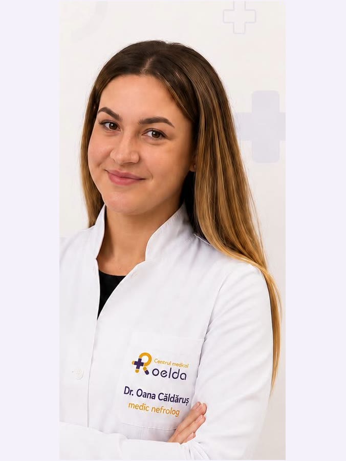 Dr. Oana Căldăruș, medic nefrolog la Centrul Medical Roelda Suceava